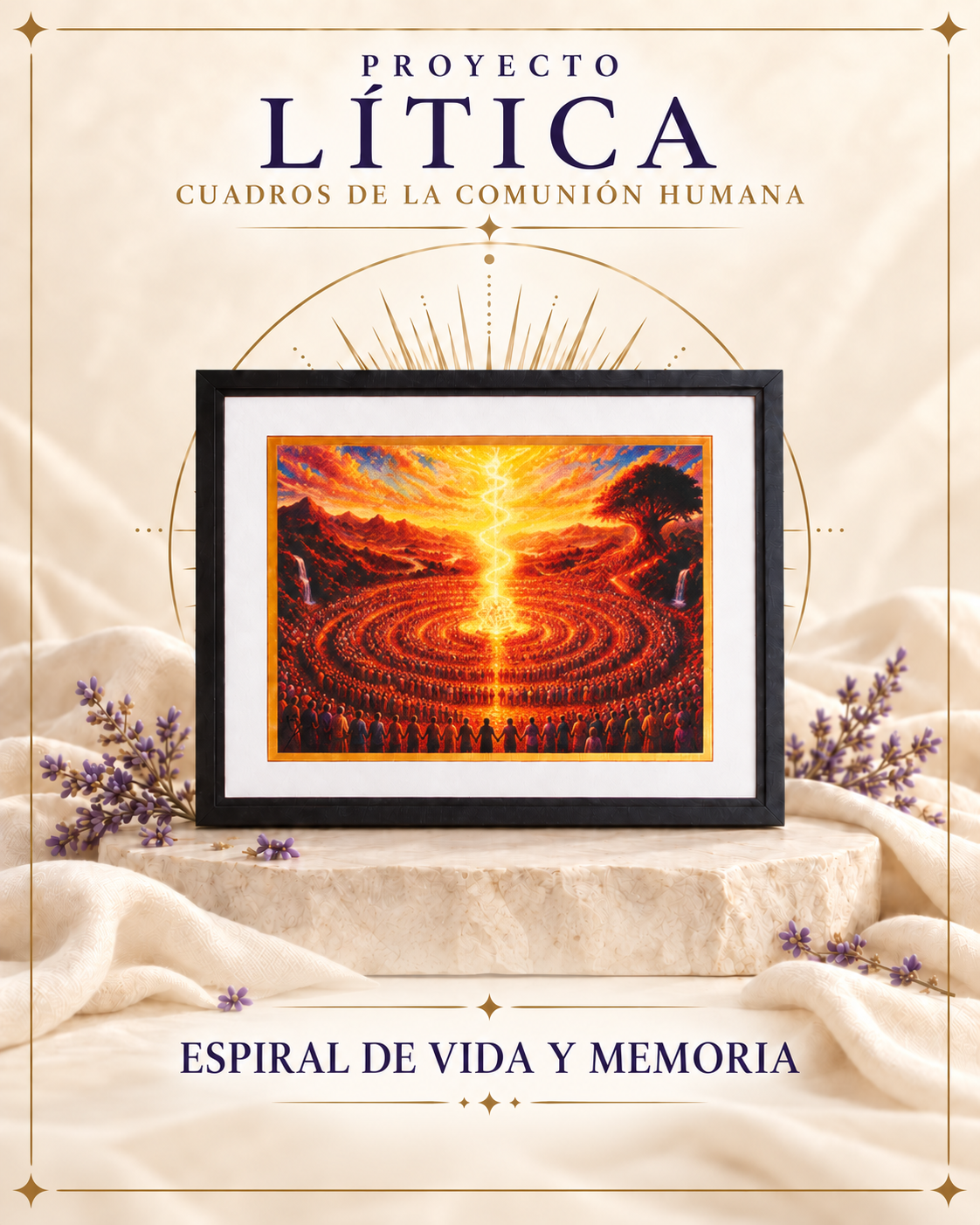 Cuadro Espiral de Vida y Memoria